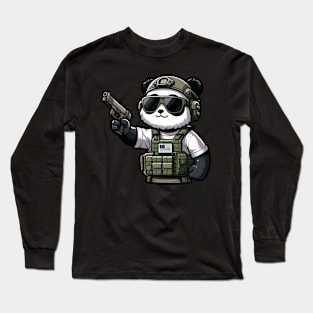 Tactical Panda Long Sleeve T-Shirt